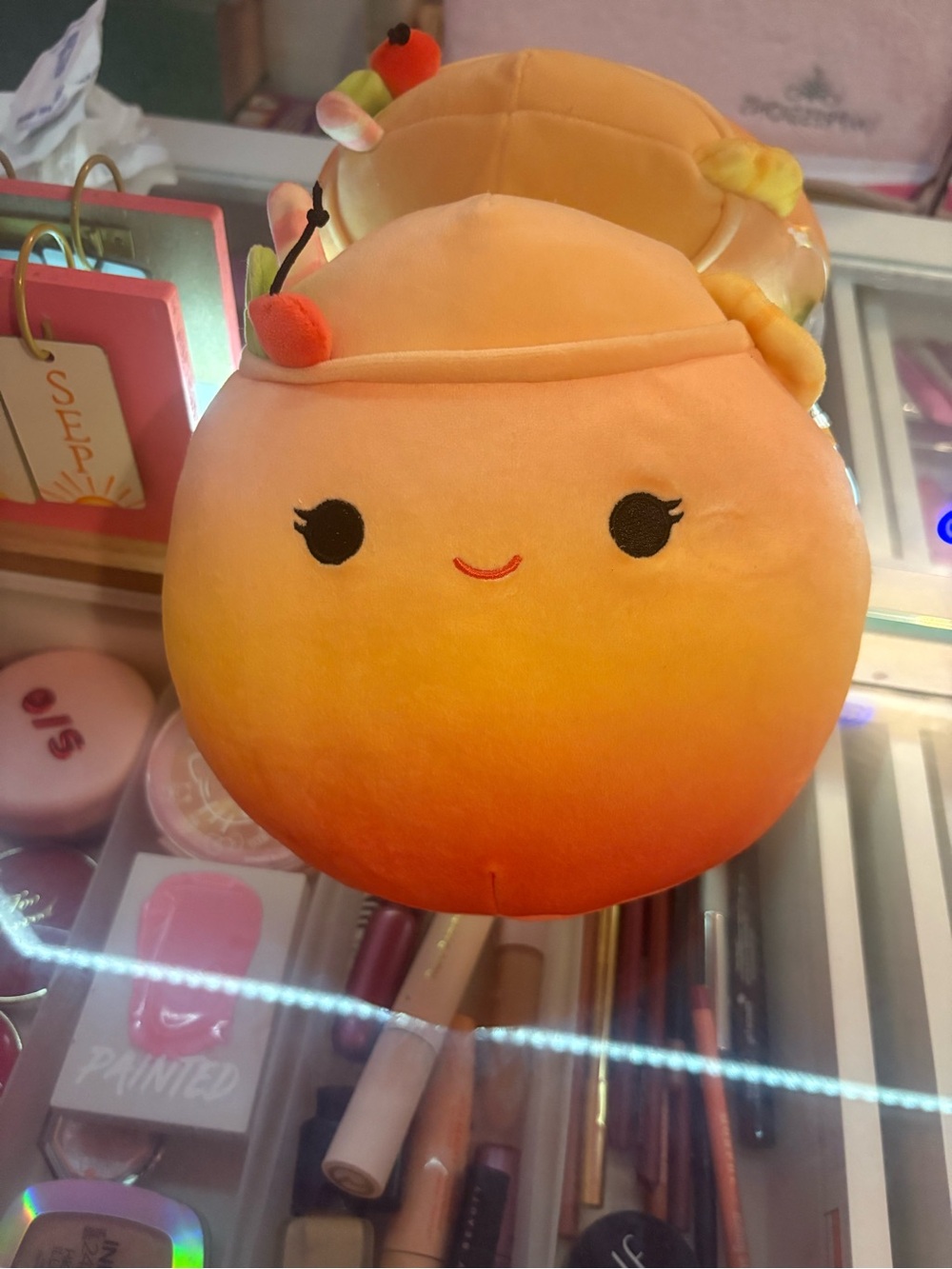 Squishmallows Orange Peach Plush